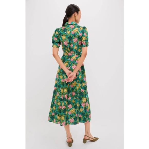 SALONI Quail Magenta Vanessa-D Midi Dress Size 8 NWT Retail $795 - Picture 4 of 6